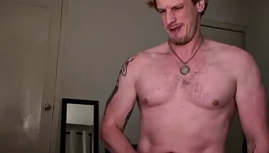 Watching Me Watching Porn and Jerking My Dong so I Can Eat Some Cum