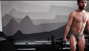 I Work Out Wearing a Pair of Underwear for a Special Fan