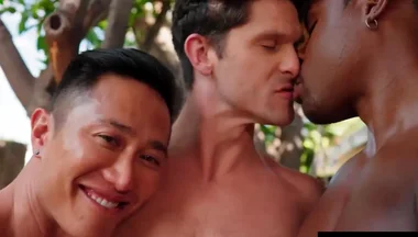 Jkab Ethan Dale, Deangelo Jackson And Ethan Dale - A Gay Train Threesome