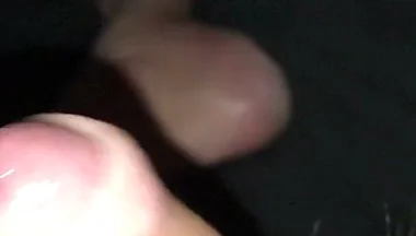 Jerking off, Cum Fountain, Uncut Cock, Slow Mo