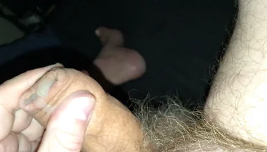 Jerking off, Cum Fountain, Uncut Cock, Slow Mo