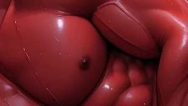 Demonic Incubus Solo Slow Stroking with Heavy Leak