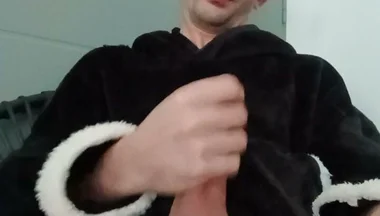 Young Guy with His Big Cock Cumming All Over