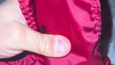 Creamy Satin Pantie Play