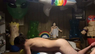 Triple Beachball Fun