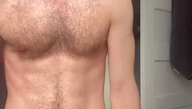 Showing off and Stroking My Dick Until I Shoot a Big Load