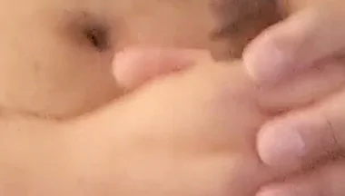 Stepdaddy jerks cock for his sub