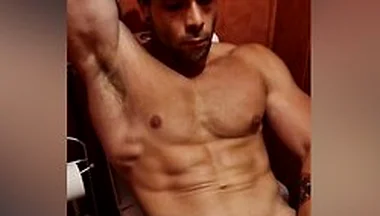 Pov - You Catch Me Jerking Off In The Toilet Until I Cum On My Chest