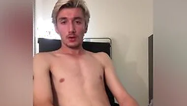 Big Dick Teen 18+ Jerks Off At Desk And Shoots Huge Load
