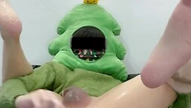 Merry Christmas Twink Play With Sex Toy Laying Eggs