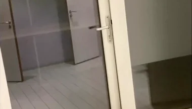 Jacking off in Parking Lot Bathroom in Antwerp