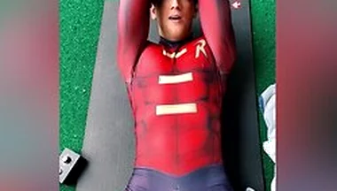 Halloween Costume Twink Super Hero Cosplay Porn Compilation