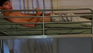 Stepbrothers Share A Bunk Bed And Experiment Ending In Rough Flip Fuck And Cumshot