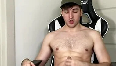 Verbal Hot Guy Jerks His Bwc And Massive Balls