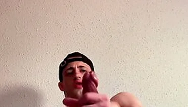 Cute Guy - Tasting My Own Precum Gets My Big Dick So Hard!