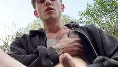 Im Not Going To Wait With Jerking Off Until I Get Home From My Hike