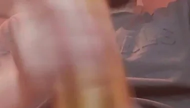 Hot Cumshot Top View
