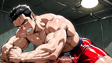 Ai Anime Style Big Dick Men