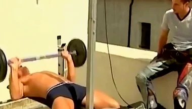Gym Buddies Love Hat Uncut Cock!