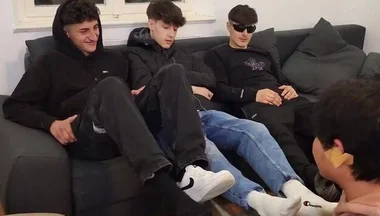 Master sneaker socks feet party