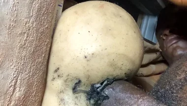 Let Me Fuck This Big Slut so Hot by Hearing My House Neighbors Ringing Tone When Getting Fuck by Anal