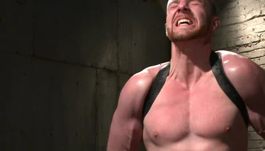 Straight Hunk Jimmy Bullet Pushes His Limits to the Max!