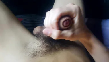 The Member Leaks Abundantly and Will Soon Spray All the Viewers with Hot Sperm!