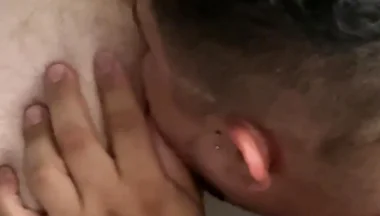 Threesome of Fat Men Fucking Bareback Until They Are Covered in Cum (part 1)