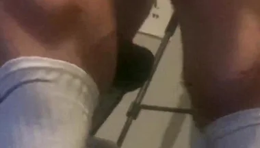 Anal Dildo Fucking in the Gym