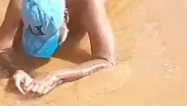 Ladysilva Naked on the Beach Very Hot