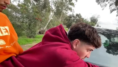 Fucking A Gay Latin Thug Bareback Public Fucking Caught