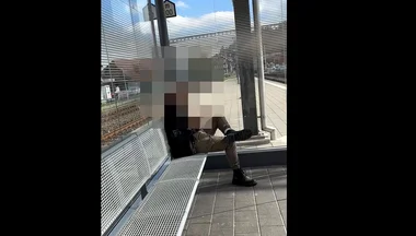 Unknown Curious Pretty Latino Approached at a Train Station and Persuaded for First Gay Sex