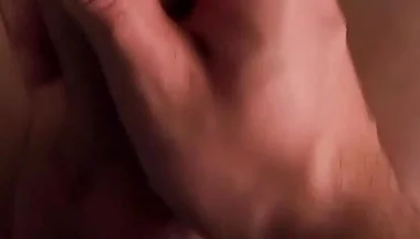 POV Real Couple Intimate Bareback Anal Sex with Breeding and Simultaneous Cum