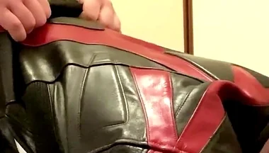 Rus Kink Hunk in Leather Jacket Fuck Hard Kinkysirius in Sport and Motogear Fetish - Part 1