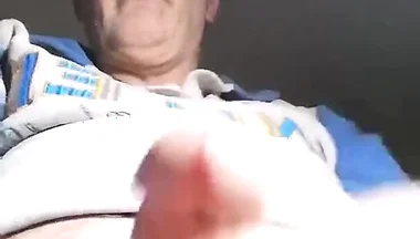 A Quick with Cumshot Just Got up From the Hot Bed