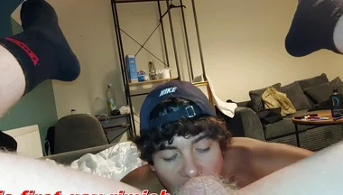 Latvian Student Gives Me His Virgin Cum!