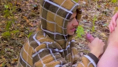 Getting My Cock Sucked in the Woods