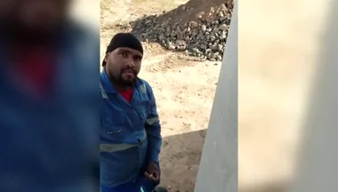 Before Heading Home, the Worker Gets a Quickie at the Construction Site.