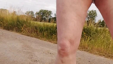 Nudist Fun in Nature with White Underpants