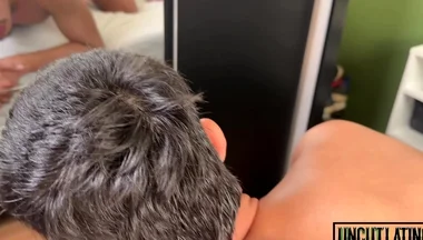 Hung Stud Fucks Muscle Ass Bareback - Uncut Latinos