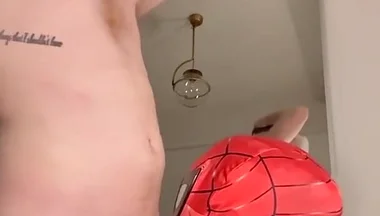 Stretching Spider-man