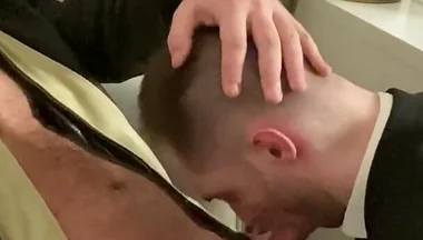 Part 1. Menatplay. Office Workers Kinkysirius in Suit Was Fucked Hard by Leather Bear