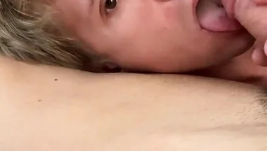 Two Stepbrothers Try Each Other's Big Cocks and in Each Other's Mouths