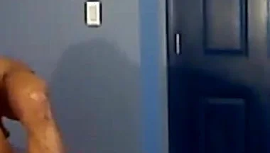 Kennie Jai Works Out in Front of Roommate...and Things Start to Heat up Real Quick!!