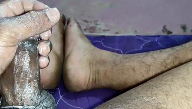A College Student Caught While Masturbating in His Hostel Room
