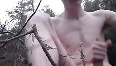 Jerks Off In The Forest
