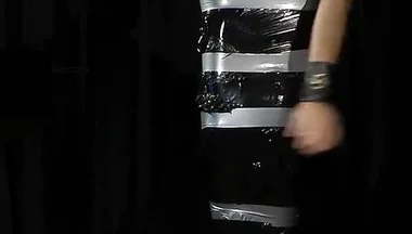 Nicky Wrapped Socks Gagged