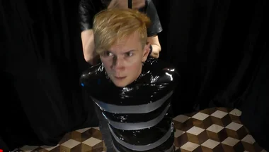 Nicky Wrapped Socks Gagged