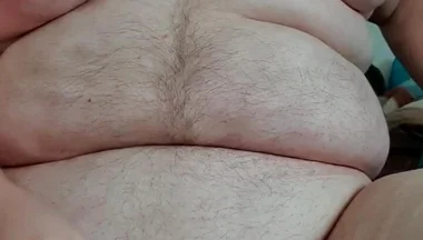 Fat Boy Plays Alone with His Chubby Body