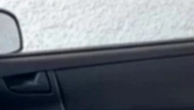 Brunette Jerking off in the Car